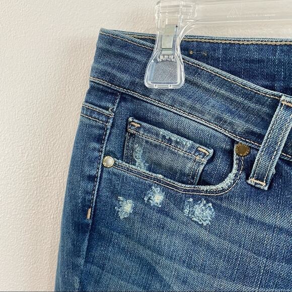 Paige Verdugo Ultra Skinny Distressed Jeans Size 27 - Picture 5 of 13